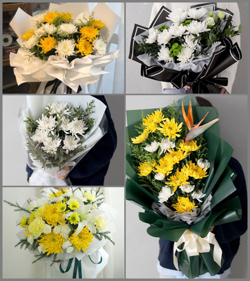 上海浦东新区大团镇园艺村白事花束代送